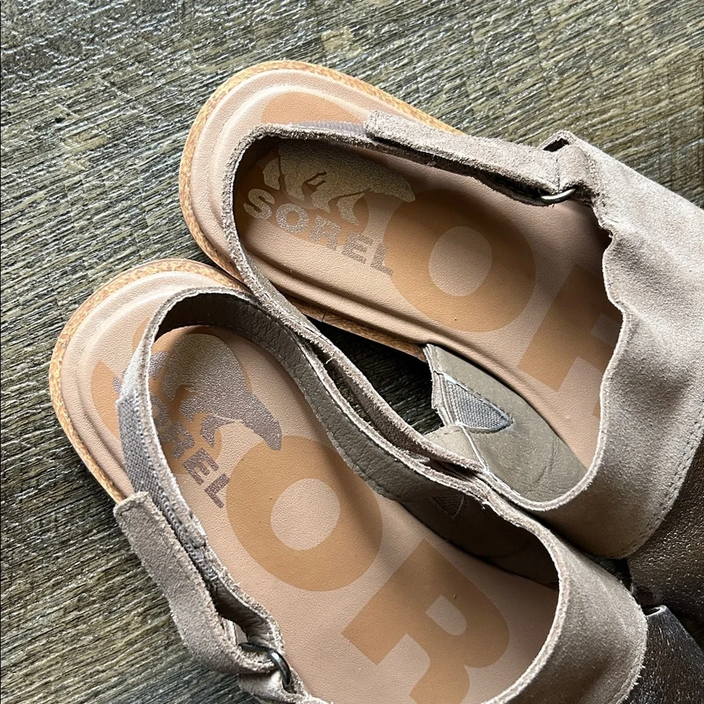 Sorel Ella II Slingback Sandals GENUINE Leather 297S0